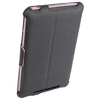 LUVVITT Premium Case for Google Nexus 7 (with Auto Sleep) - Black/Pink