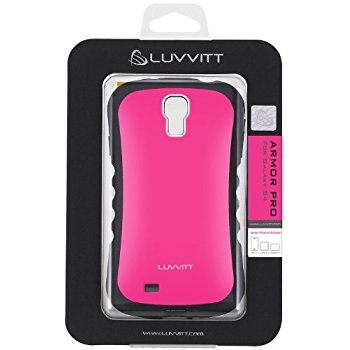 LUVVITT ARMOR PRO Case for Samsung Galaxy S4 SIV (LIFETIME WARRANTY) - Pink