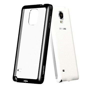 LUVVITT CRYSTAL VIEW Case for Galaxy Note 4 / Slim Back Cover - Clear / Black