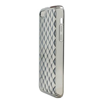 LUVVITT 3D JEWEL Soft Slim TPU Case / Cover for iPhone 5C - Transparent Black