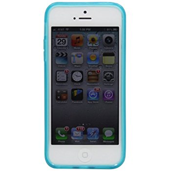 LUVVITT Bumper for iPhone 5 (Retail Packaging) - Transparent Blue