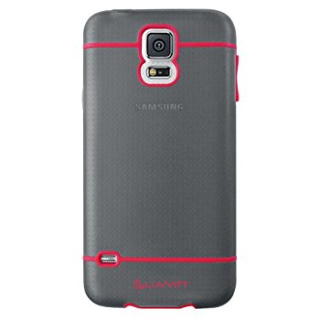 LUVVITT HYBRID Galaxy S5 Case | Case / Cover for Galaxy S5 - Black / Red