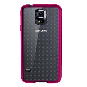 LUVVITT CLEARVIEW Case for Samsung Galaxy S5 | Bumper with Back Cover - Pink
