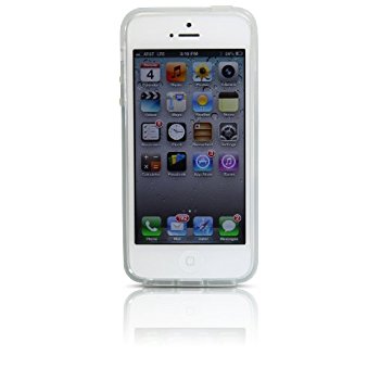 LUVVITT FROST Soft Slim Clear Case / Back Cover for iPhone 5 / 5S - Frost