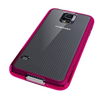 LUVVITT CLEARVIEW Case for Samsung Galaxy S5 | Bumper with Back Cover - Pink