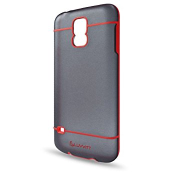 LUVVITT HYBRID Galaxy S5 Case | Case / Cover for Galaxy S5 - Black / Red