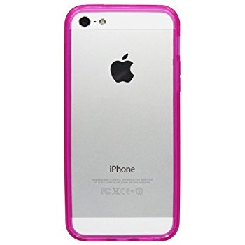 LUVVITT Bumper for iPhone 5 (Retail Packaging) - Transparent Pink