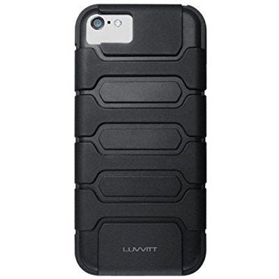 LUVVITT ARMOR SHELL Double Layer Shock Absorbing Case for iPhone 5C - Black