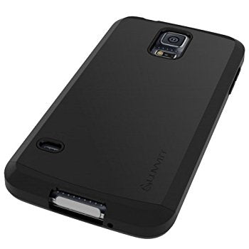 LUVVITT ULTRA ARMOR Galaxy S5 Case | Double Layer Shock Absorbing Case - Black