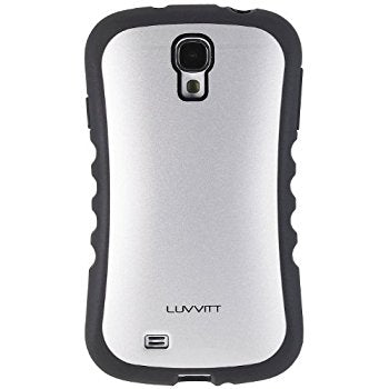 LUVVITT PROOFTECH Case for Samsung Galaxy S4 SIV (LIFETIME WARRANTY) - Silver