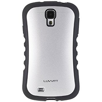 LUVVITT PROOFTECH Case for Samsung Galaxy S4 SIV (LIFETIME WARRANTY) - Silver