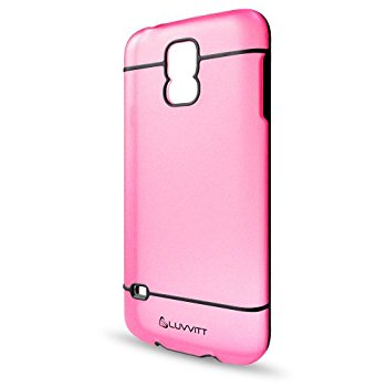 LUVVITT HYBRID Galaxy S5 Case | Case / Cover for Galaxy S5 - Pink / Gray
