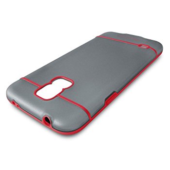 LUVVITT HYBRID Galaxy S5 Case | Case / Cover for Galaxy S5 - Black / Red