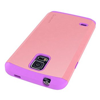 LUVVITT ULTRA ARMOR Galaxy S5 Case | Double Layer Case - Pink / Purple
