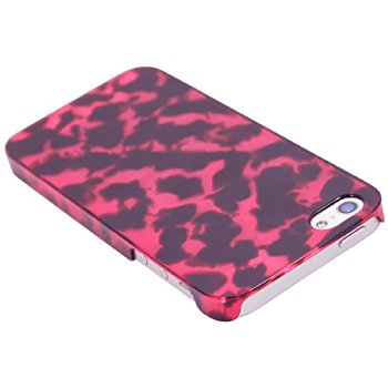 LUVVITT CRYSTAL VIEW Hard Shell Back Hard Case for iPhone 5 / 5S - Pink Tortoise