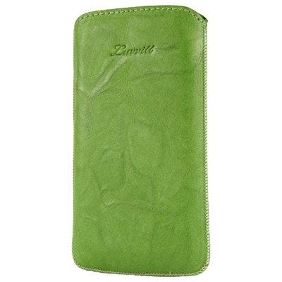 LUVVITT Genuine Leather Pouch for Samsung Galaxy S3 SIII - Green