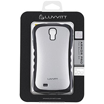 LUVVITT PROOFTECH Case for Samsung Galaxy S4 SIV (LIFETIME WARRANTY) - Silver