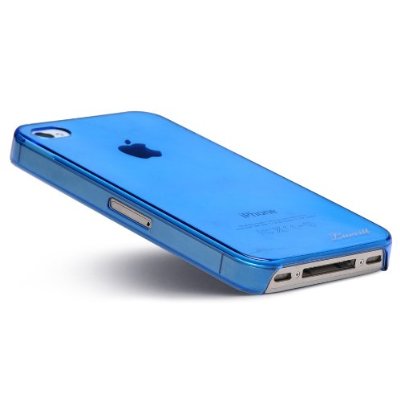 LUVVITT CRYSTAL VIEW UltraSlim Crystal Case for iPhone 4 & 4S - Blue