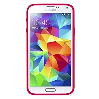 LUVVITT HYBRID Galaxy S5 Case | Case / Cover for Galaxy S5 - Black / Red