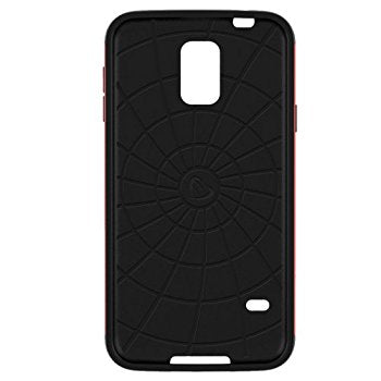 LUVVITT ULTRA ARMOR Galaxy S5 Case Dual Layer Shock Absorbing Case - Black/Red