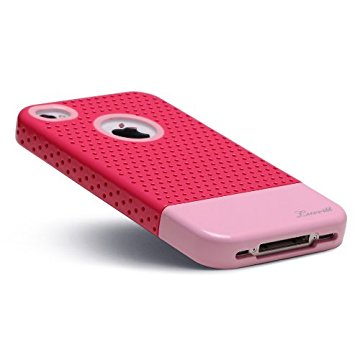 LUVVITT RESPIRA Hard Shell Case for iPhone 4 & 4S - Pink