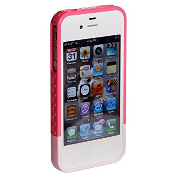 LUVVITT RESPIRA Hard Shell Case for iPhone 4 & 4S - Pink