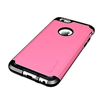 LUVVITT ULTRA ARMOR iPhone 6/6s PLUS Case | Back Cover for iPhone 5.5 in - Pink