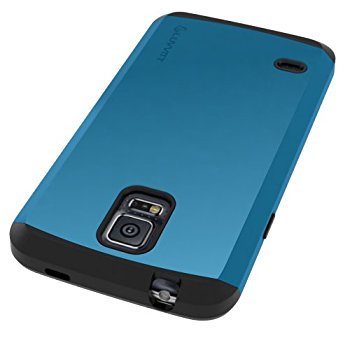 LUVVITT ULTRA ARMOR Galaxy S5 Case | Double Layer Shock Absorbing Case - Blue