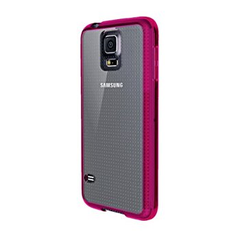 LUVVITT CLEARVIEW Case for Samsung Galaxy S5 | Bumper with Back Cover - Pink