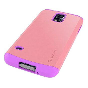 LUVVITT ULTRA ARMOR Galaxy S5 Case | Double Layer Case - Pink / Purple
