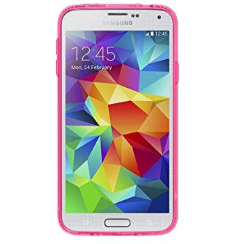 LUVVITT FROST Galaxy S5 Case | Soft Slim TPU Case for Galaxy S5 - Pink