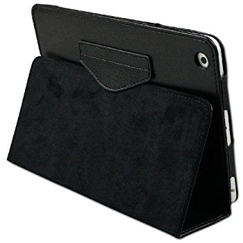 LUVVITT 3D Slim Folio Case Cover for iPad MINI / iPad MINI 2 - Black