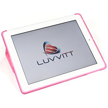 LUVVITT DOLCE Smart Cover Compatible TPU Case (BACK COVER) for iPad 2/3/4 Pink
