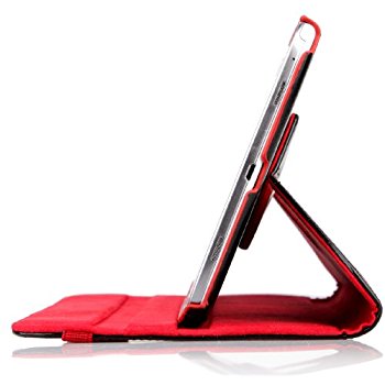 LUVVITT PRELUDE 360 Degree Swivel Case for Galaxy Note 8.0 - Black & Red