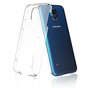 LUVVITT CRISTAL Galaxy S5 Case | Hard Shell Anti-Scratch Case - Crystal Clear