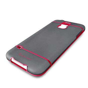 LUVVITT HYBRID Galaxy S5 Case | Case / Cover for Galaxy S5 - Black / Red