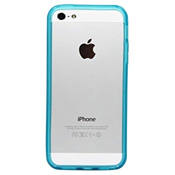 LUVVITT Bumper for iPhone 5 (Retail Packaging) - Transparent Blue