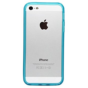 LUVVITT Bumper for iPhone 5 (Retail Packaging) - Transparent Blue
