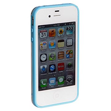 LUVVITT ACCENT Case for iPhone 4 & 4S - Blue