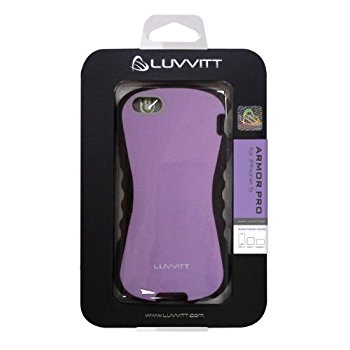 LUVVITT ARMOR PRO Case for iPhone 5 / 5S (LIFETIME WARRANTY) - Purple