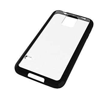 LUVVITT CLEARVIEW Case for Samsung Galaxy S5 | Bumper with Back Cover - Black