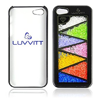 LUVVITT DIAMOND Case (includes crystals) for iPhone 5 / 5S - Black