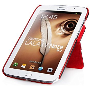 LUVVITT PALETTE Case for Galaxy Note 8.0 - Black & Red