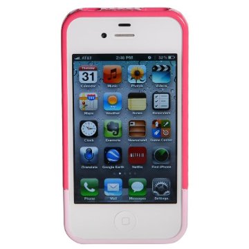 LUVVITT RESPIRA Hard Shell Case for iPhone 4 & 4S - Pink