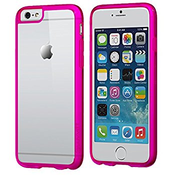 LUVVITT CLEARVIEW Case for iPhone 6 | Back Cover for iPhone 6 Transparent Pink