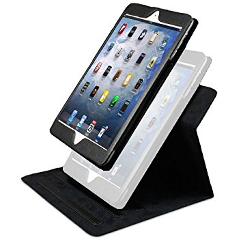 LUVVITT SHIFTER 2 Piece Convertible Case/Cover Combo for iPad MINI 1/2 - Black