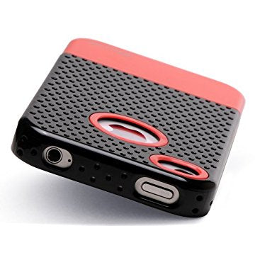 LUVVITT RESPIRA Hard Shell Case for iPhone 4 & 4S - Black/Red