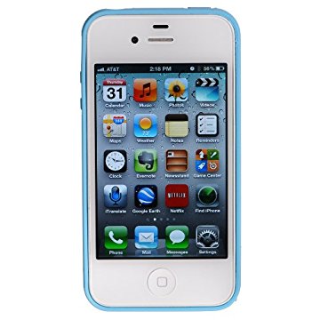 LUVVITT ACCENT Case for iPhone 4 & 4S - Blue