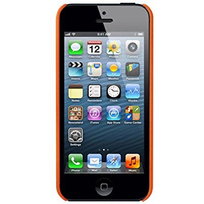 LUVVITT SKINNY Matte Slim Hard Case Back Cover for Apple iPhone 5C - Orange