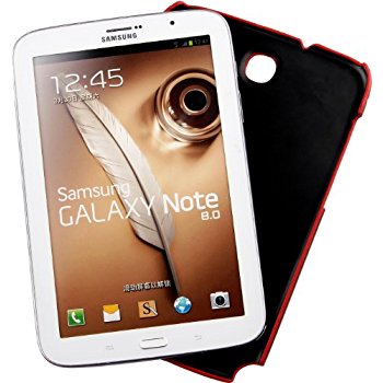 LUVVITT PALETTE Case for Galaxy Note 8.0 - Black & Red